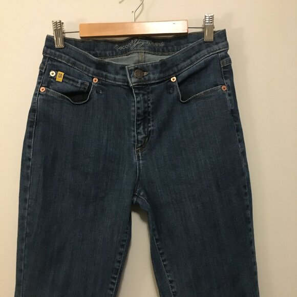 Second Yoga Canadian Made Denim Skinny Blue Jeans - Picture 3 of 16